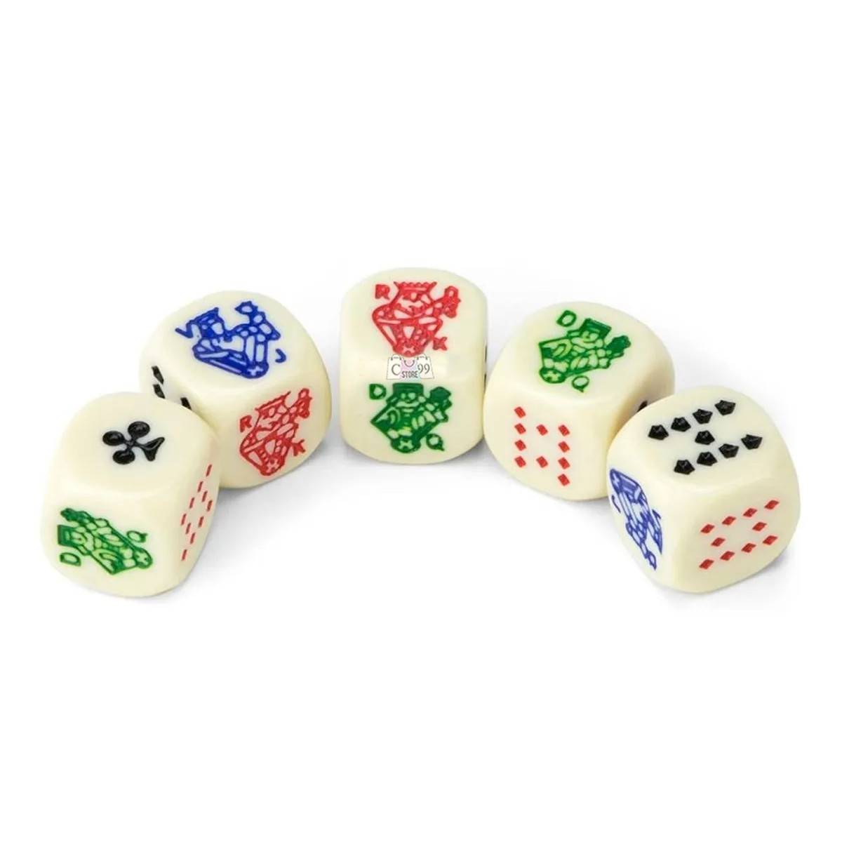Miniatura 2 de Dados Poker X 5  Juego De Mesa